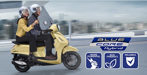 Mesin Blue Core 125cc generasi terbaru yang memberikan pengalaman berkendara lebih bertenaga, ramah lingkungan dan handal. Dilengkapi dengan Electric Power Assist Start yang membuat akselerasi awal lebih bertenaga dan halus khususnya di tanjakan