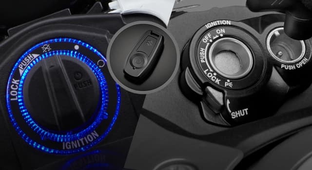 Dilengkapi dengan 2 pilihan sistem kunci modern untuk memastikan keamanan motor saat sedang parkir, dan kini hadir dengan new lamp ring.