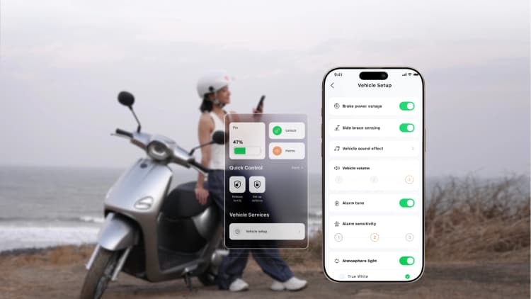 Mengendalikan motor via aplikasi